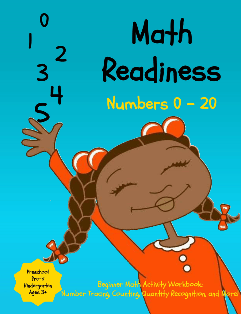 Preschool Math Readiness Workbook: Beginner Math Skills for Pre-K, Preschool, Kindergarten, Kids Ages 3 – 6, and Toddlers: Trace Numbers, Counting, ... Diversity (Mosaic Mix Learning Series)